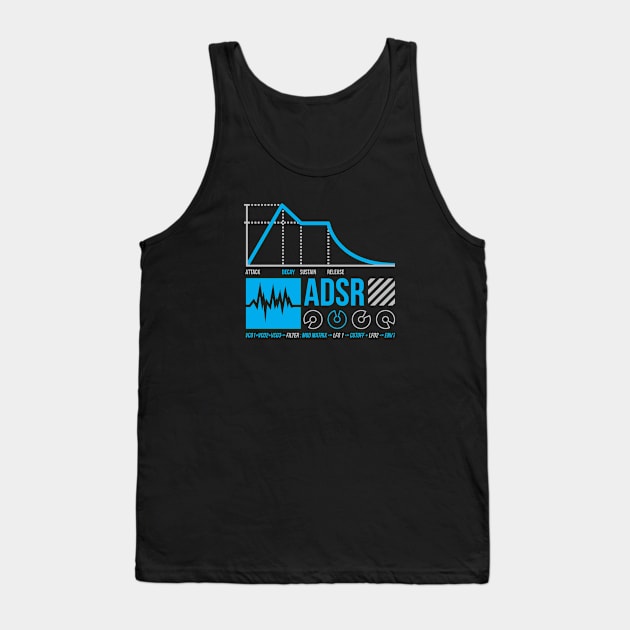 ADSR Tank Top by Synthshirt